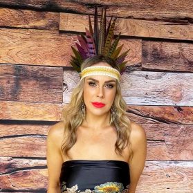 the ultimate feather headpiece for festival life