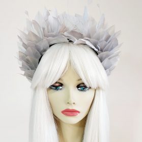 the famous divalicious bianca feather crown