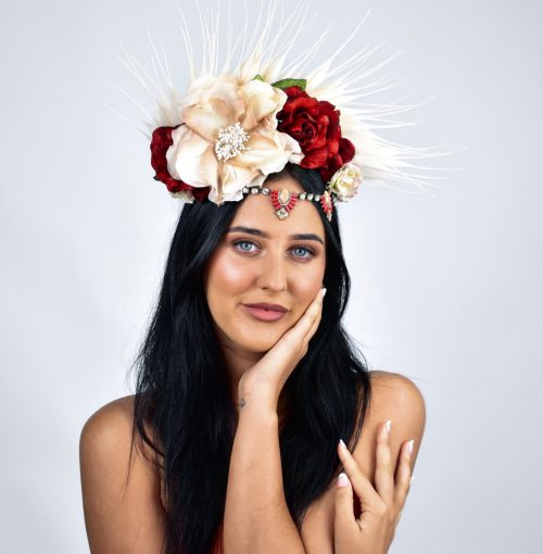 a festival headpiece to stand out in the crowd